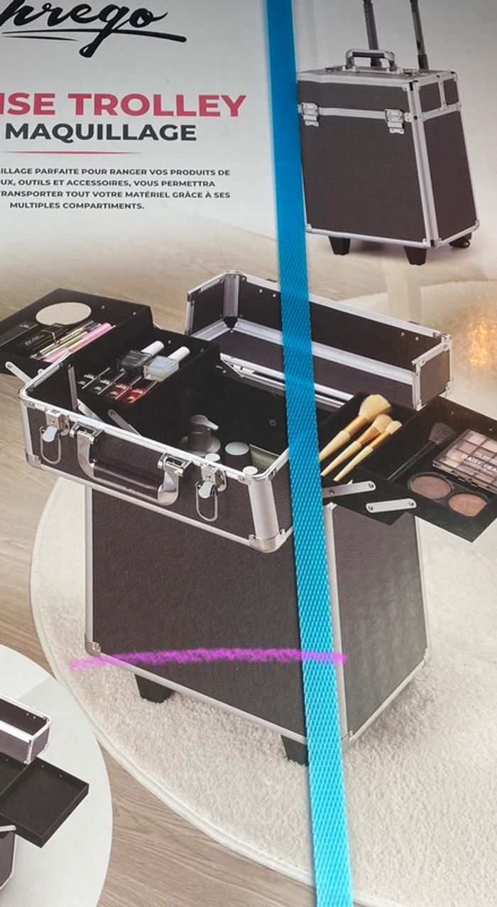 Valise trolley de maquillage - photo numéro 2