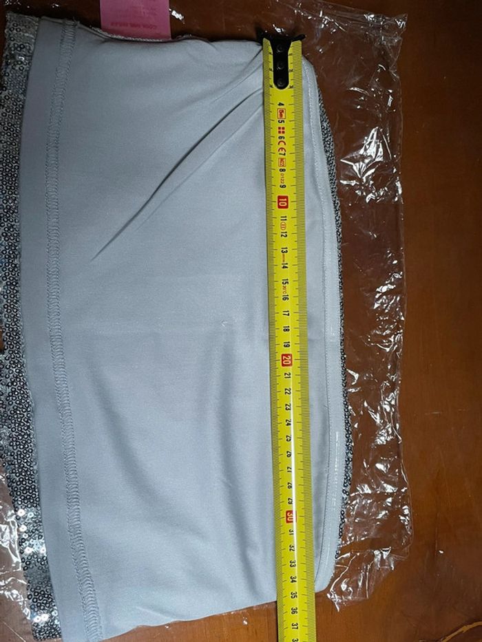 Top bandeau argenté Loavies neuf taille M - photo numéro 14