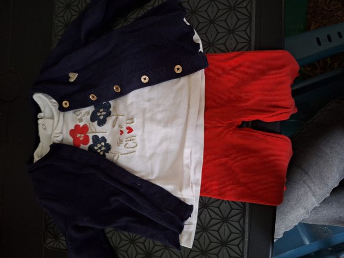 Ensemble fille 3 mois