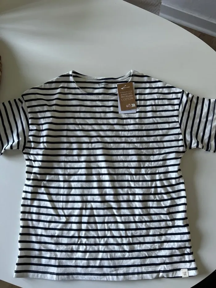 Tee shirt fille 12 ans marinière Vertbaudet