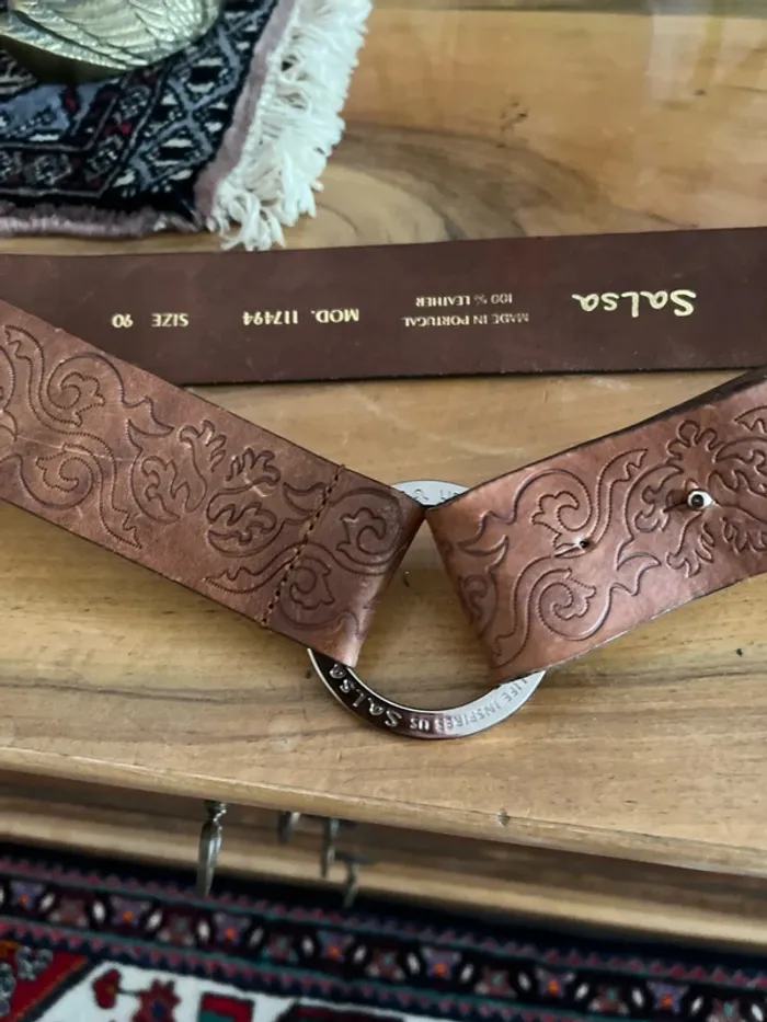 Ceinture cuir Salsa - photo numéro 2