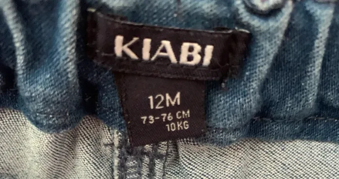 👶 Petit short en jean bébé – 12 mois – kiabi - photo numéro 3