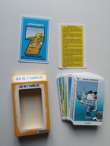 jeu de 7 familles animaux 