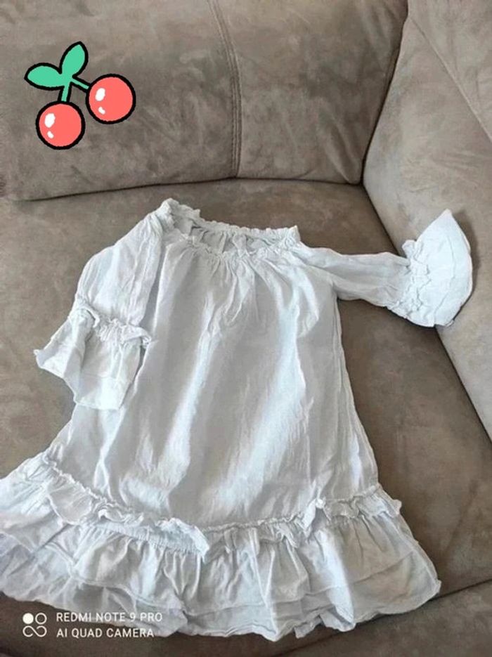 Robe blanche 6 ans