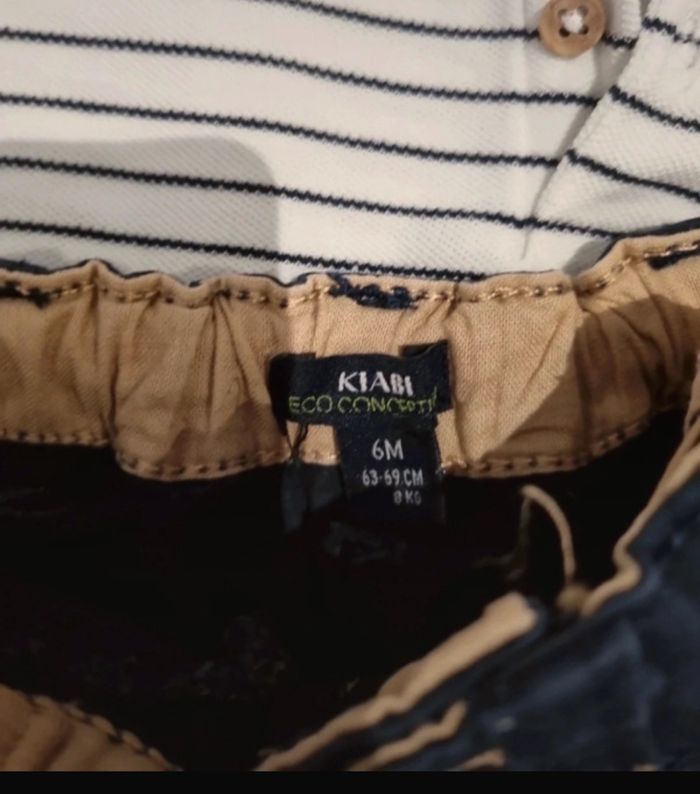 Ensemble short polo taille 6 mois, kiabi - photo numéro 3