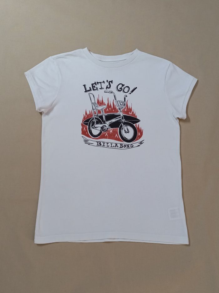 👕 Tee-shirt garçon 12 ans – Billabong – Imprimé "Old School Biker"