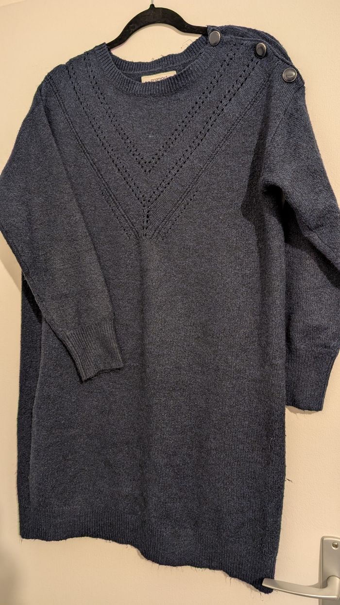 Robe pull boutonnée - photo numéro 4