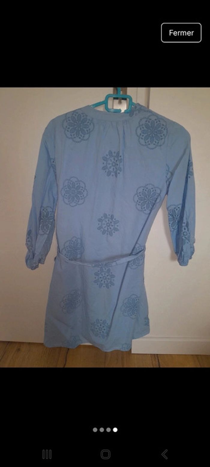 Robe bleu zara - photo numéro 3
