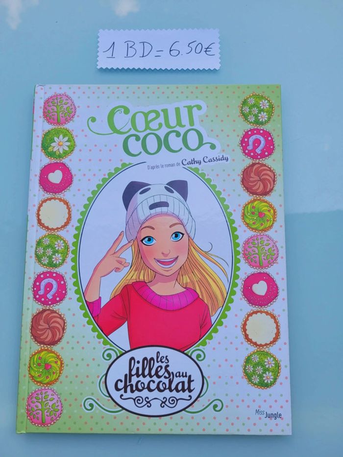 BD Les Filles au chocolat 🍫 tome 4 💚 Coeur Coco 🥥 - photo numéro 2