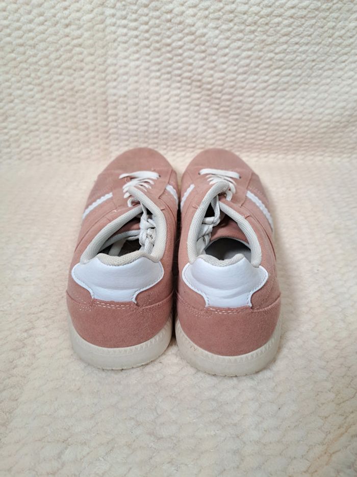 Baskets plates rose poudré - Tissaia - Taille 41 👟 - photo numéro 3