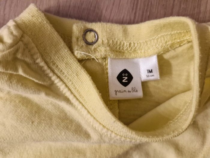 Lot de 2 t-shirts 1 mois - photo numéro 2