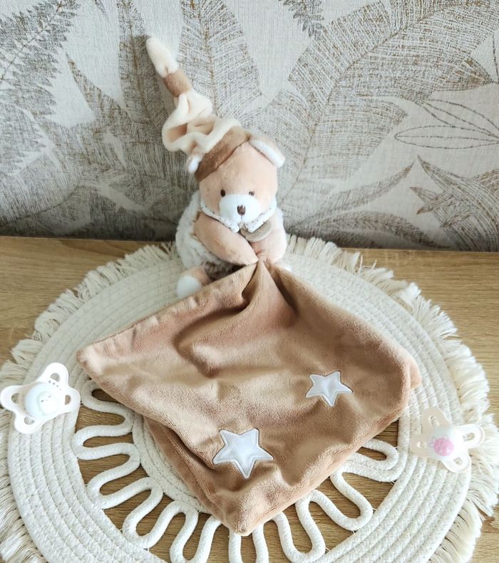 Doudou Lange Ours Baby Nat Marron - photo numéro 1