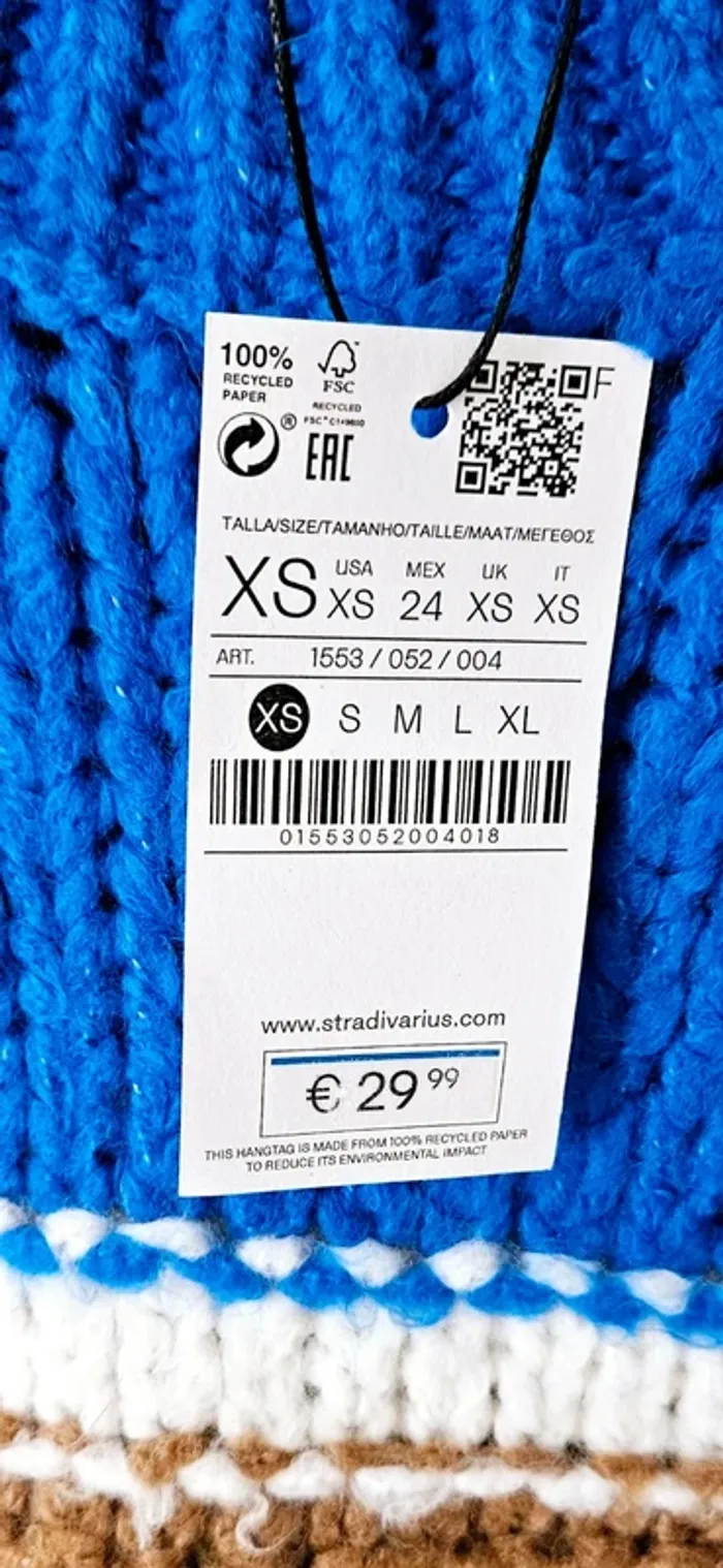 Pull Stradivarius Taille XS - photo numéro 2