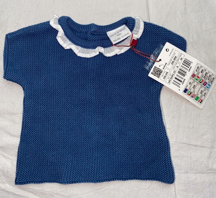 haut en maille Neck & Neck  6 mois neuf avec étiquette (45 euros)