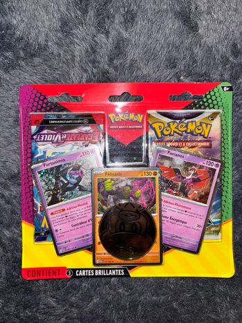 Tripack Pokémon rare booster inversé