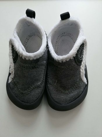 Chaussons souples et antidérapants Gris Pointure 20 Décathlon