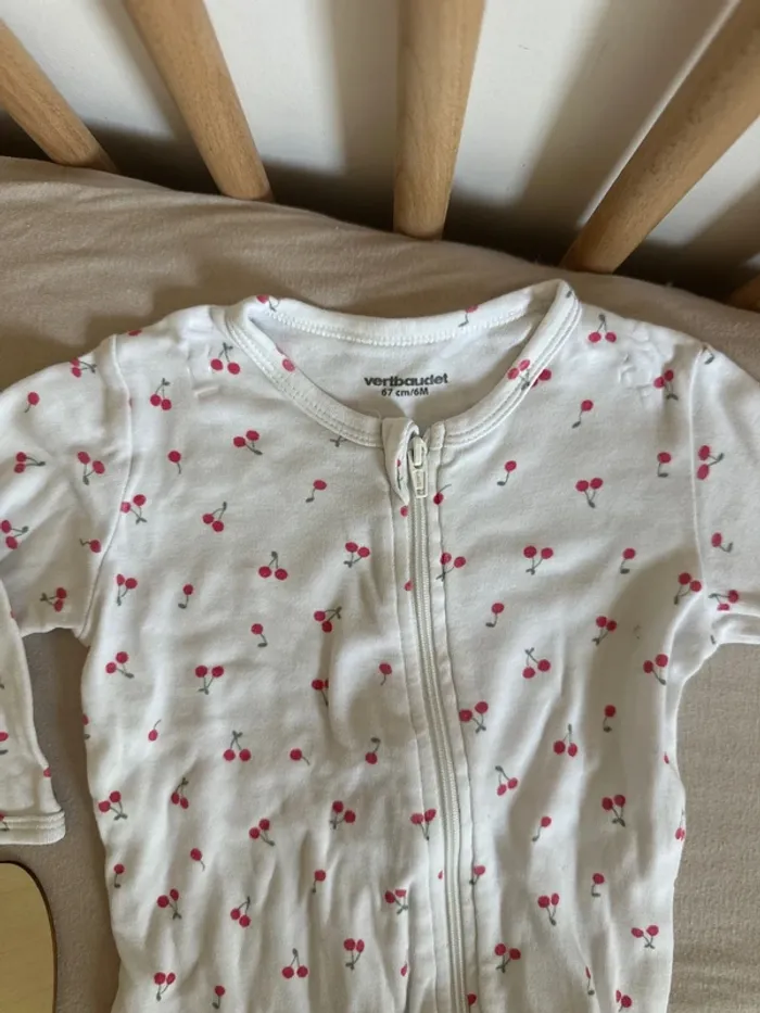 Pyjama coton cerises - photo numéro 2