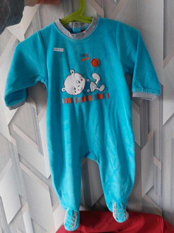 pyjama bleu turquoise