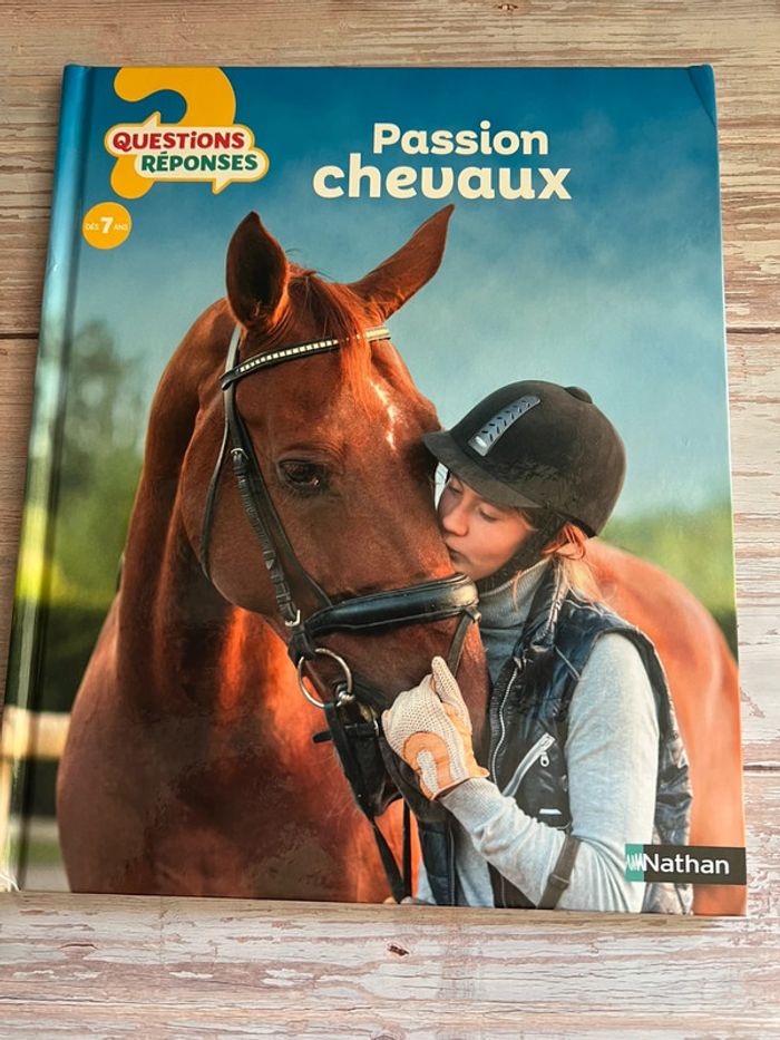 Livre questions réponses passion chevaux