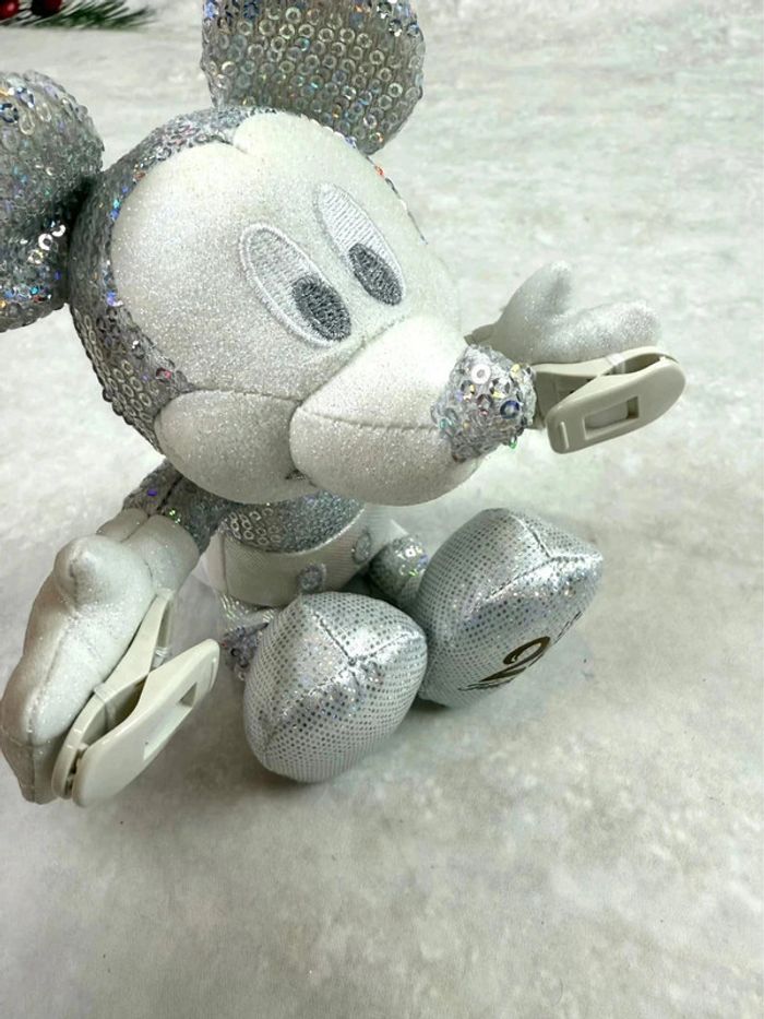 Peluche d’épaule Disney Mickey Sequin argent 20th anniversary Tokyo Disneyland - photo numéro 20