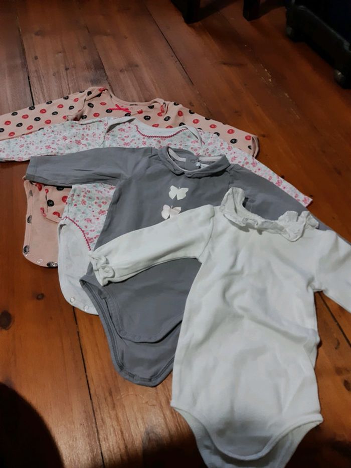 Bodys bébé fille 9 mois pois liberty froufrou papillon