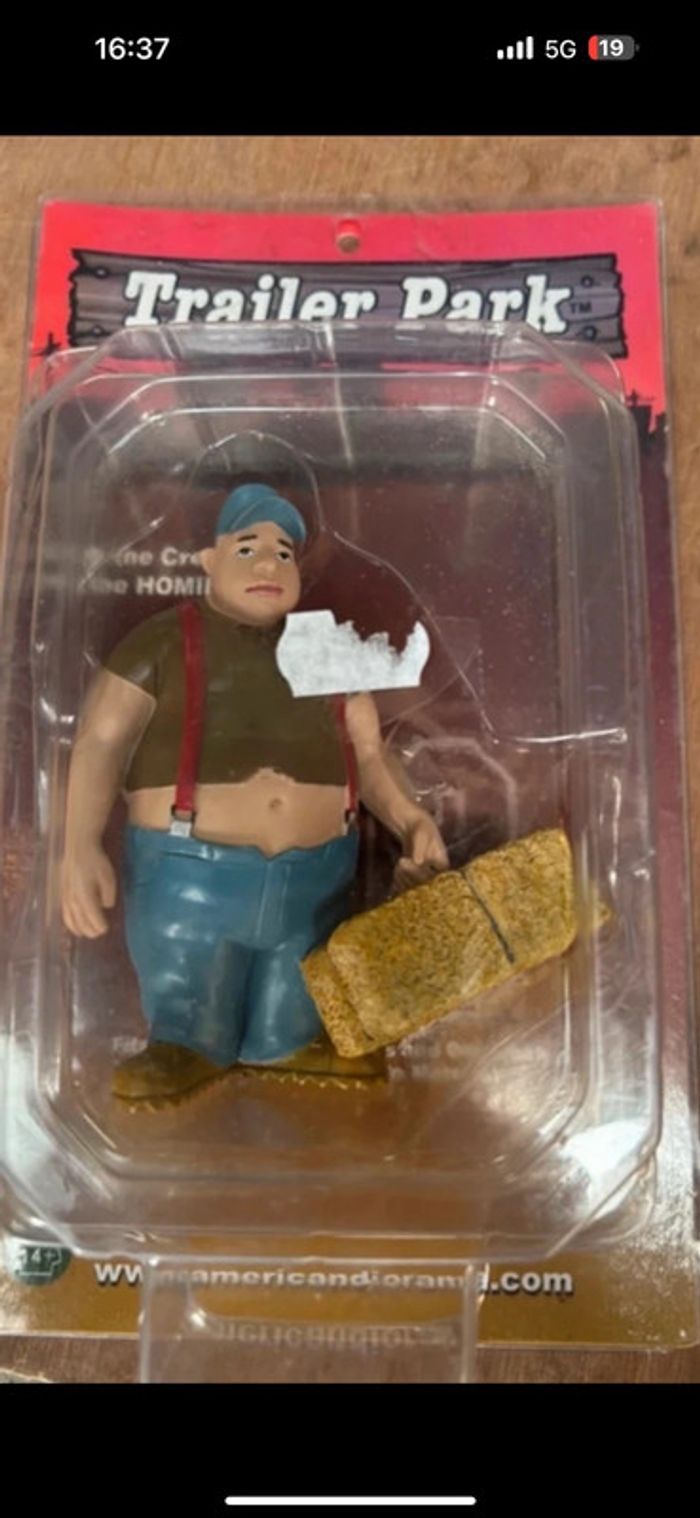 Figurine vintage American Diorama – Cousin Budford (Trailer Park) - photo numéro 2