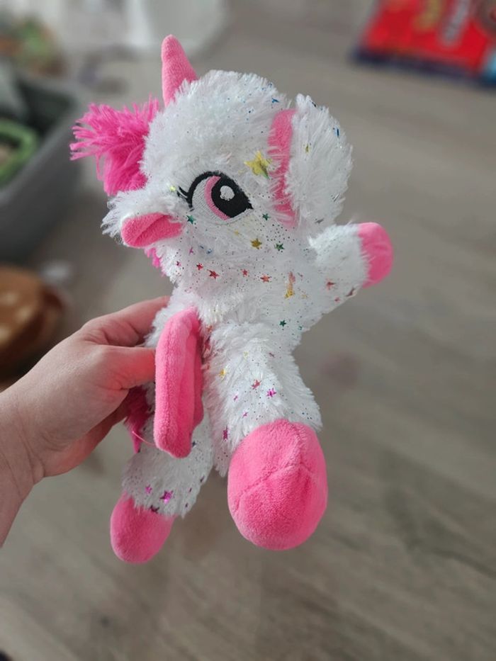 Peluche doudou neuve licorne - photo numéro 3