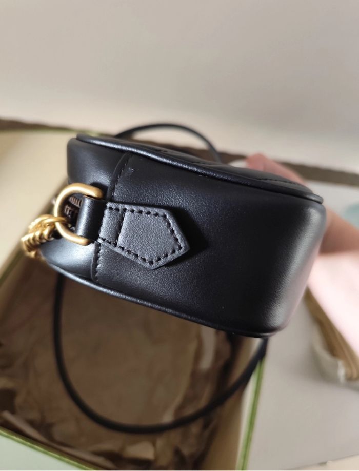 Sac bandoulière en cuir GG Marmont - photo numéro 3