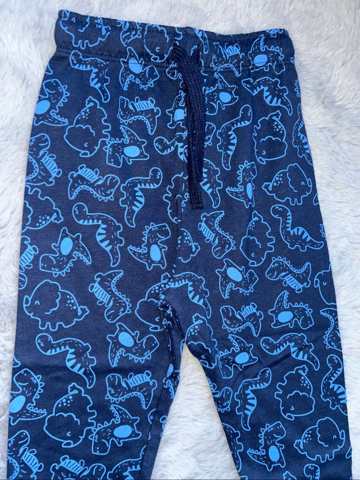 Pantalon souple bleu dinosaures - 9 mois - In extenso - photo numéro 2