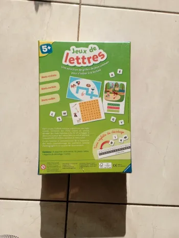 JEUX EDUCATIF RAVENSBERGER LETTRE 5+