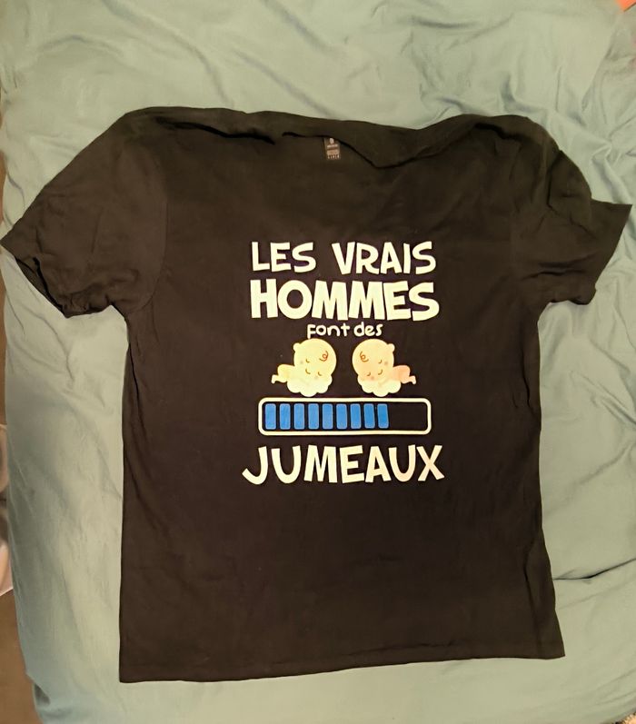 Tee shirt annonce grossesse jumeaux