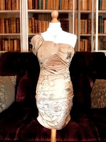 Magnifique robe de soirée asymétrique vintage Y2k