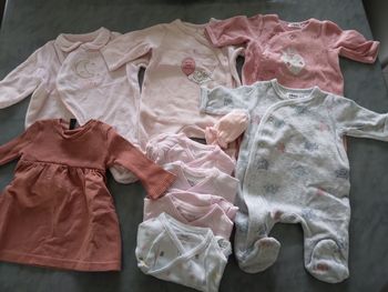 Lot 0 mois fille neuf