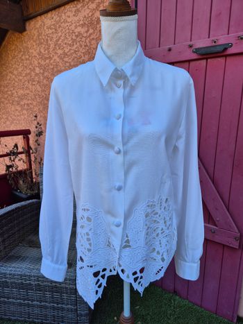 Chemisier blanc pour femme T. 38 Lyss