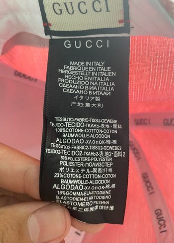 Casquette Gucci Rose - photo numéro 6