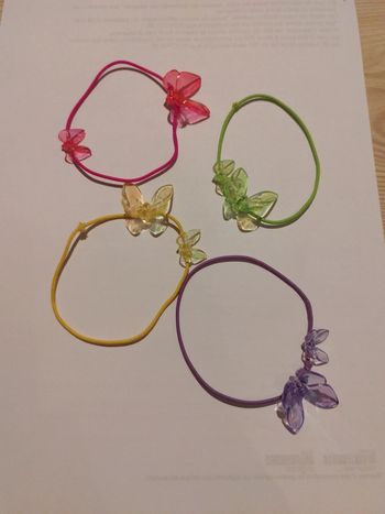 Lot élastiques papillons