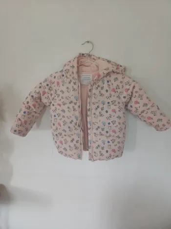 Doudoune rose enfant