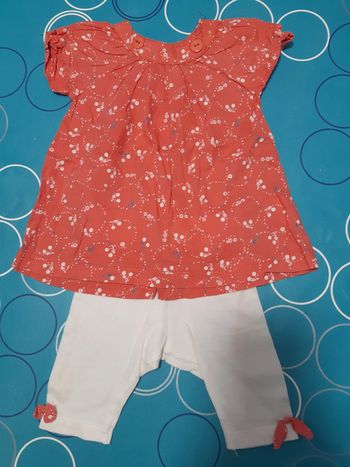 Ensemble fille 3 mois