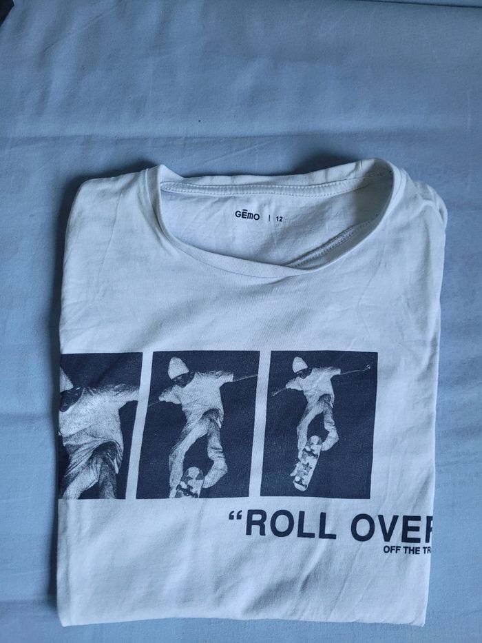 T.shirt m.courtes 12 ans - photo numéro 3