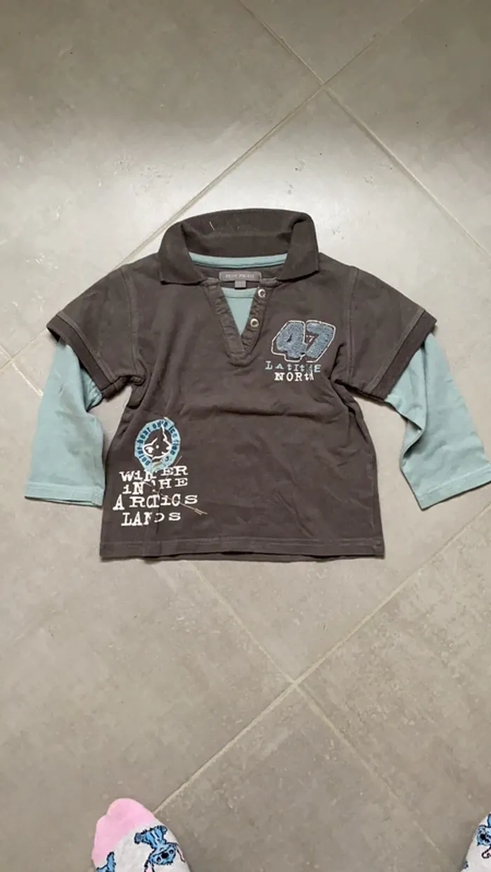 Tee shirt manches longues gemo