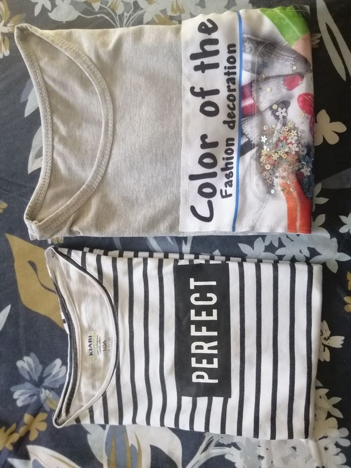 Lot de 2 tee shirt fille - photo numéro 4