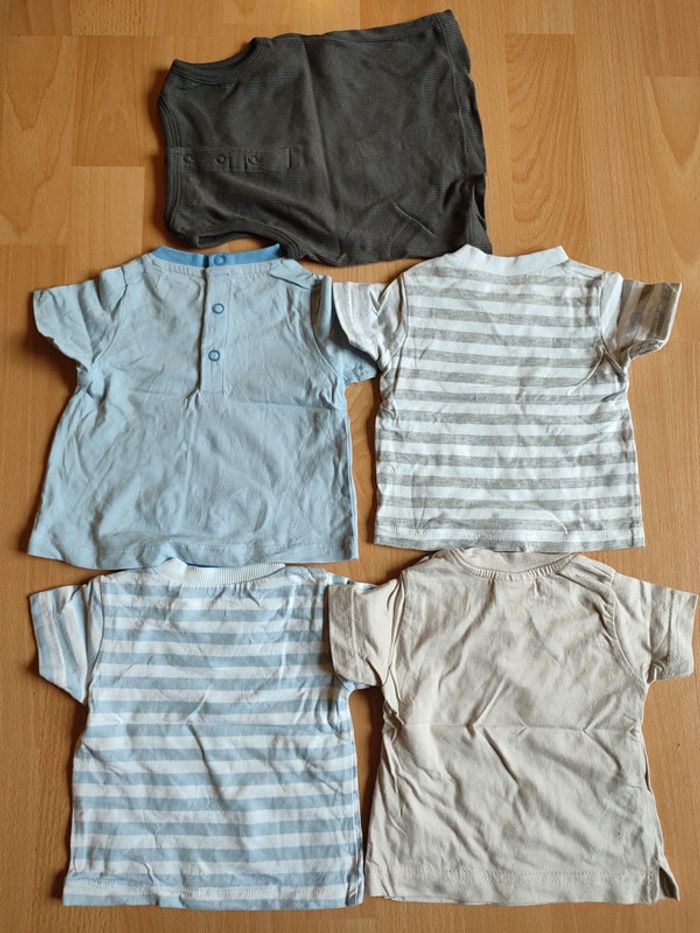 Lot de 4 t-shirts + 1 débardeur en 3 M - photo numéro 2