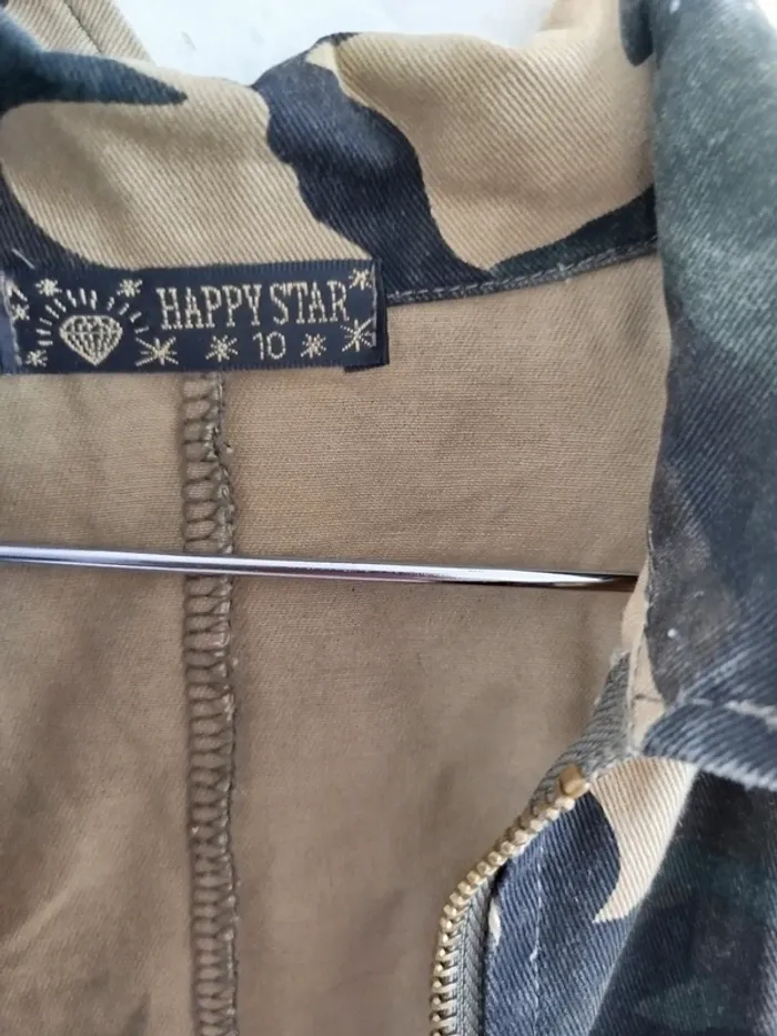Veste en jean militaire 12 ans - photo numéro 3