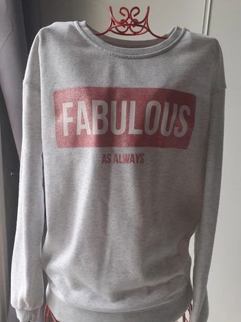 Sweat gris clair de la marque primark jamais porté