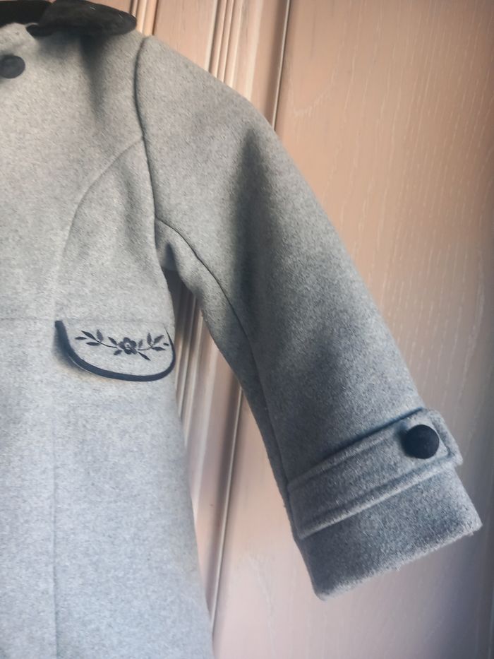 Manteau gris et noir 2 ans Sergent Major - photo numéro 4