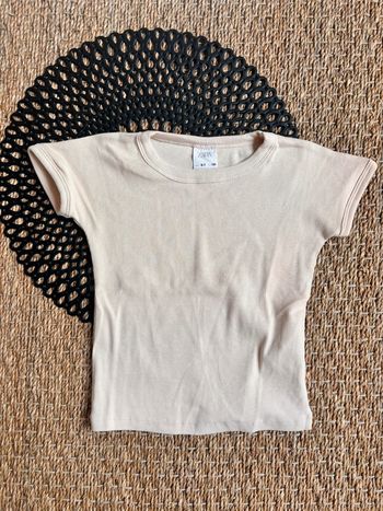 TEE shirt cottele crème