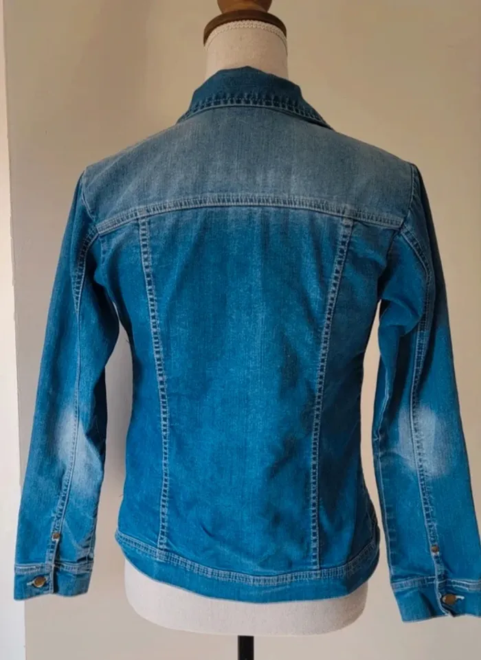 Veste en jean fille bleue claire Lisa Rose Z Génération Taille 12ans - photo numéro 5