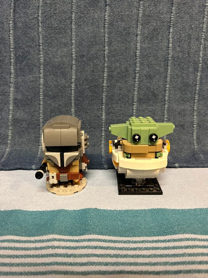 Lego Star Wars Le mandalorian et l'enfant Brickhead 75317