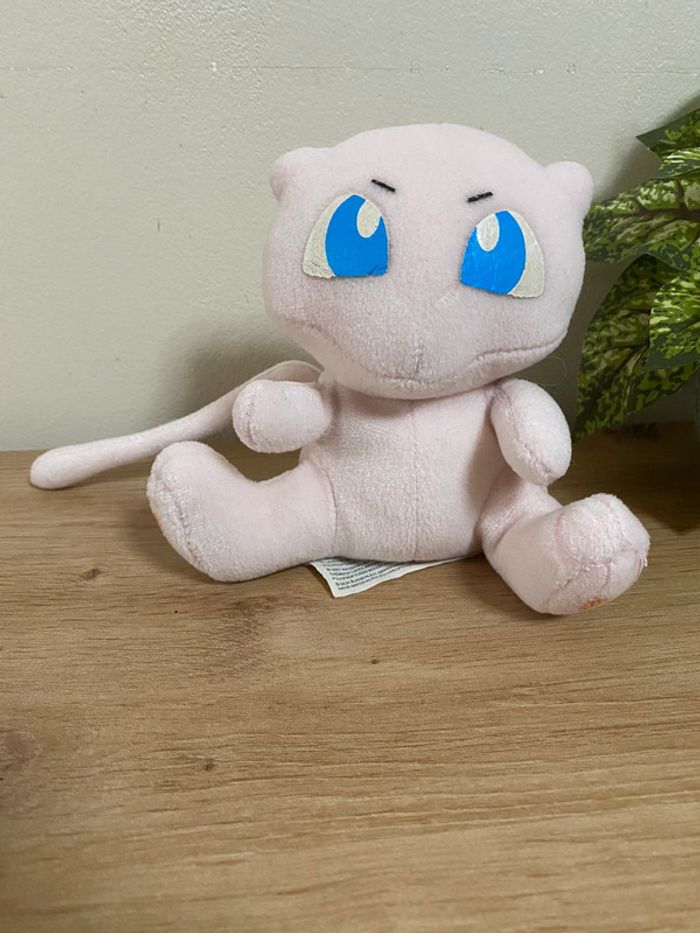 Peluche pokemon rose bleu mew année 1999 vintage - photo numéro 2