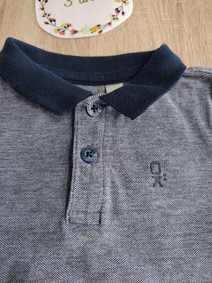 Polo manche longue garçon 3ans okaidi tbe - photo numéro 2